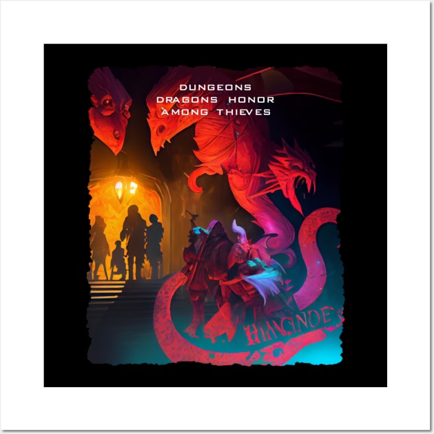 Dungeons & Dragons: Honor Among Thieves 2023 Wall Art by Pixy Official